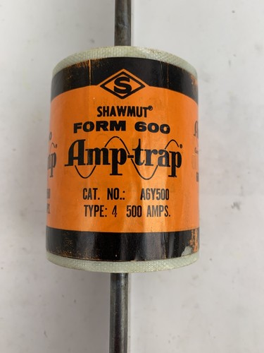 Shawmut Amp-trap A6Y500 Type 4 500A 600V Fuse3