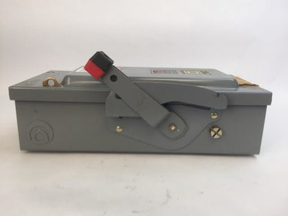 SQUARE D H321 FUSIBLE SAFETY SWITCH SER E2 30A 240VAC 7.5HP 3PH TYPE 1 ENCLOSURE3