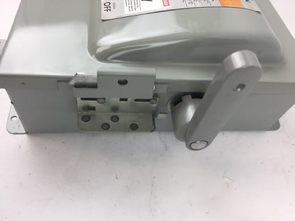 ITE F352H FUSIBLE SAFETY SWITCH 60 AMP 3POLE 600 VOLT WITH 3 60 AMP FUSE3