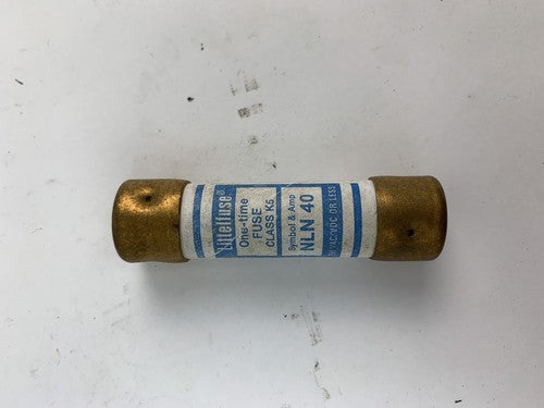 Littlelfuse One-Time NLN 40 40A 250V Fuse "Lot of 19"1