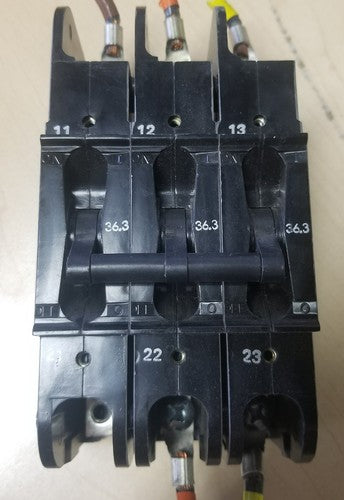 EATON / HEINEMANN CF3-Z229-14 CIRCUIT BREAKER - 600V, 193A LRA, 36.3A FLA0