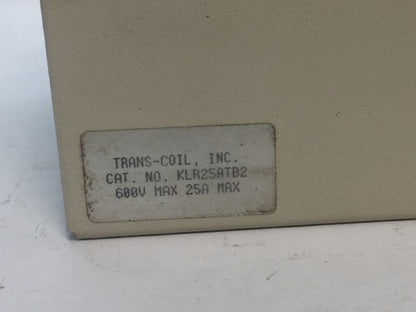 TCI KLR25ATB2 3 PHASE LINE REACTOR SLINE GUARD 600V 60HZ 25A 1
