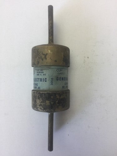 GE GF8B300 CURRENT LIMITING FUSE CLF CLASS J 300AMPS 600VAC 4