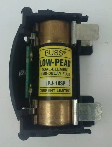 BUSS JTN60030 FUSE HOLDER 0-30AMP 600VAC, WITH BUSS LPJ-10SP LOW PEAK FUSE1