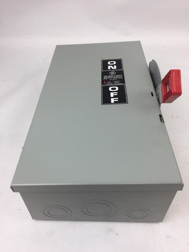 GE TH3222 HEAVY DUTY FUSIBLE SAFETY SWITCH 60AMPS 240VAC 250VDC 15HP 2P MODEL 100