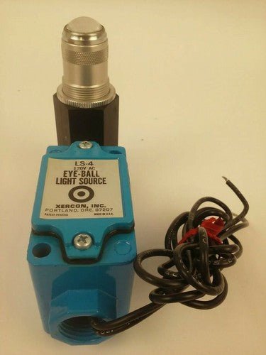 XERCON LS-4 EYE-BALL LIGHT SOURCE LIMIT SWITCH 120VAC, PHOTOELECTRIC CONTROLS3