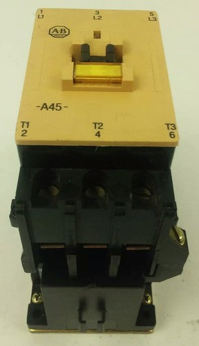 ALLEN BRADLEY 100-A45NZ*3 SER. B, CONTACTOR, 3PH, 600V, 45A, 40HP, 660/690V 22kW0