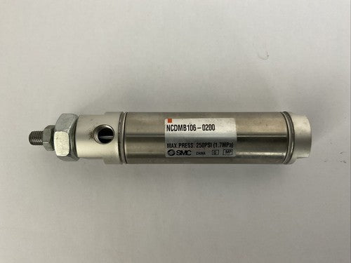 SMC NCDMB106-0200 CYLINDER MAX PRESS 250PSI (1.7MPa)0