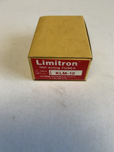Bussmann Limitron KLM10 10A Fuse "Lot of 10"0