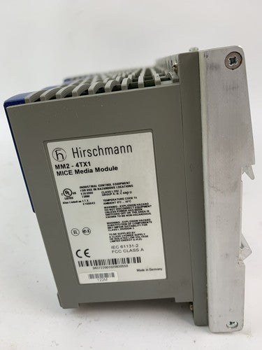 Hirschmann MS3124-4 Mice Switching Module with (6) MM2-4TX1 Media Modules4