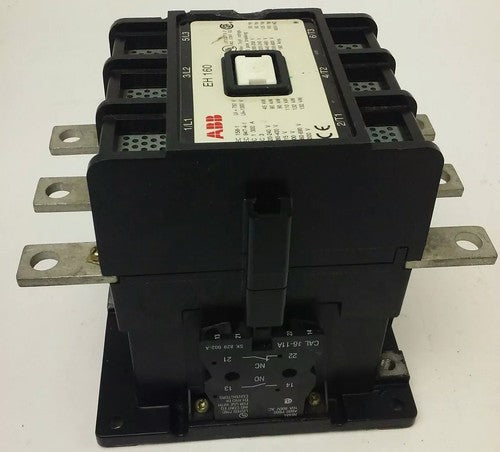 ABB EH160 CONTACTOR, 3PH, 3P BREAKING, 600V, 50-150H.P., 190A, CHIP PLASTIC10