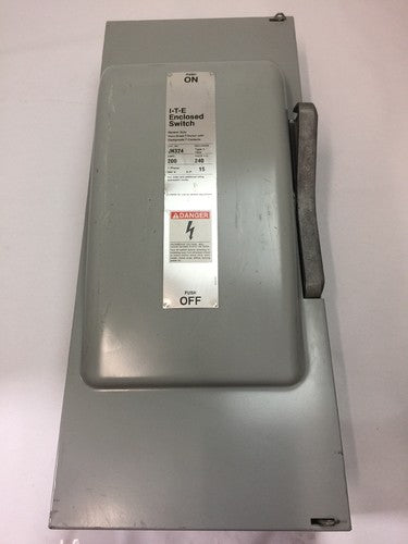 ITE JN324 200 AMP 240 VAC VACU-BREAK SWITCH WITH CLAMPMATIC CONTACTS0