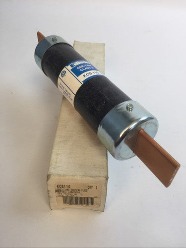 EDISON KOS110 ONE-TIME CLASS H FUSE 110AMP 600VAC0