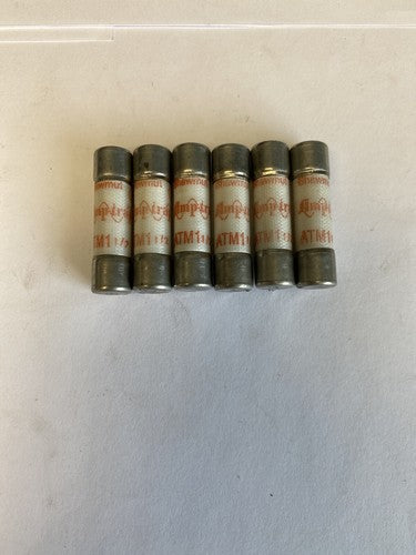 Shawmut Amp-trap ATM1 1/2 1 1/2A 600V Fuse "Lot of 6"0