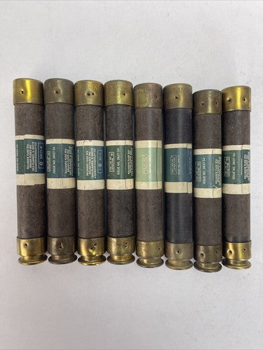 RELIANCE ECSR4 CLASS RK5 TIME DELAY DUAL ELEMENT FUSE 4AMP 600VAC (LOT OF 8)3