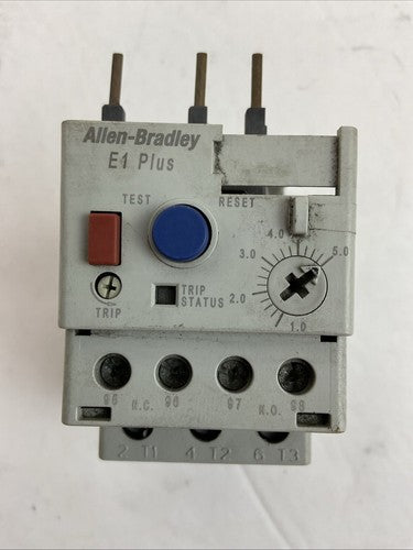 ALLEN BRADLEY 193-EECB SER C OVERLOAD RELAY 1.0-5.0A TRIP CLASS 10-300