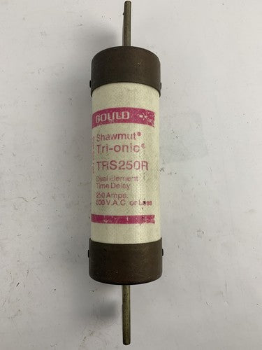 Gould Shawmut Tri-Onic TRS250R 250A 600V Fuse "Lot of 2"1