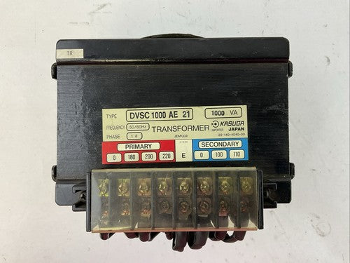 KASUGA DVSC 1000 AE 21 TRANSFORMER 1000 VA 1 PHASE 50/60HZ0