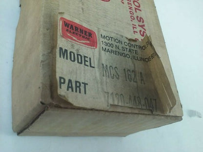WARNER ELECTRIC 7120-448-047 MODEL MCS-162A PHOTOSCANNER PHOTOELECTRIC CONTROL 1