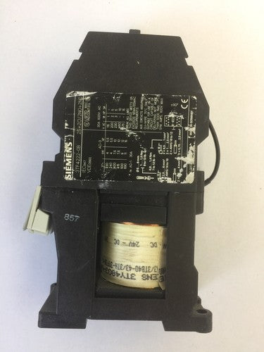 SIEMENS 3TF4222-0B CONTACTOR 15HP 600VAC 30A 2S+2O/2NO+2NC COIL 24VDC2