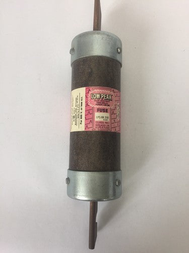 LOW-PEAK LPS-RK 250 DUAL-ELEMENT TIME-DELAY CURRENT LIMITING FUSE 250A 600VAC0