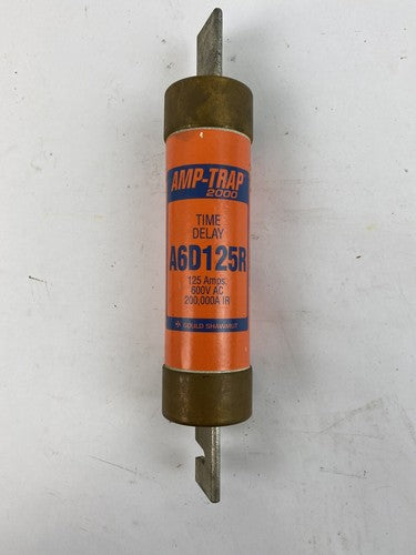 Gould Shawmut Amp-trap 2000 A6D125R 125A 600V Class RK1 Fuse "Lot of 3"1