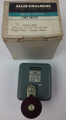 ALLIS CHALMERS  CLASS 6133 14-961-330-48-005 LIMIT SWITCH, NEW SURPLUS, 149613300