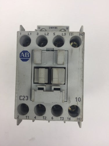 ALLEN BRADLEY 100-C23Z*10 CONTACTOR SER B 600VAC 30A COIL 24VDC0
