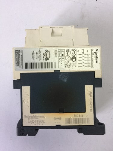 TELEMECANIQUE CAD50BD CONTACTOR 24 VDC LAD4TBDL 5-24V1