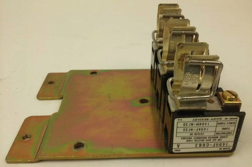 ALLEN BRADLEY 1494F-C663 SER. A,FUSE BLOCK ADAPTER PLATE KIT,60A,600V,W/X-4019798