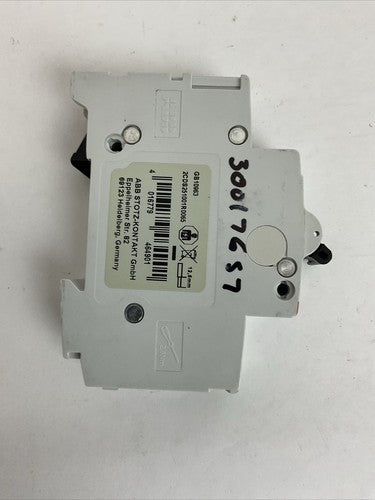 ABB S 201 B 6 CIRCUIT BREAKER 6AMP 230/400VAC 1POLE 2CDS251001R0065 (LOT OF 5)6