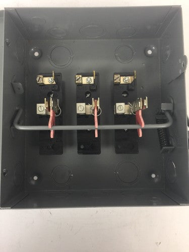 FPE 7632 TYPE LD SAFETY SWITCH 60AMP 250VDC 240VAC 3 POLE 10-15HP 8