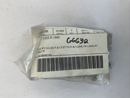 DAYTON VJX37 1223 P.1880 PUNCH (BAG OF 7)1