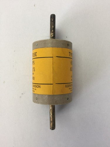 ECONOMY FUSE RFS 600 TYPE-RF FUSE 600 AMP 600 VOLTS FEDERAL PACIFIC ELECTRIC2