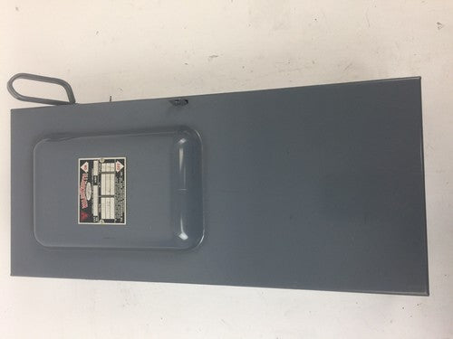 WADSWORTH 8712N ENCLOSED FUSIBLE SAFETY SWITCH 100A 240VAC 3 POLES AT-DE 100R2