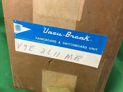 ITE /SIEMENS V7E2611MR PANELBOARD SWITCH 30AMP 480V 7.5 HP 2P4