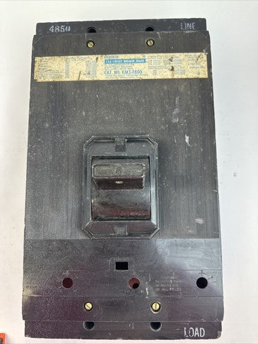 ITE KM3-F800 CIRCUIT BREAKER FRAME 250-800A 600VAC 125/250VDC 3POLE NO TRIP UNIT7