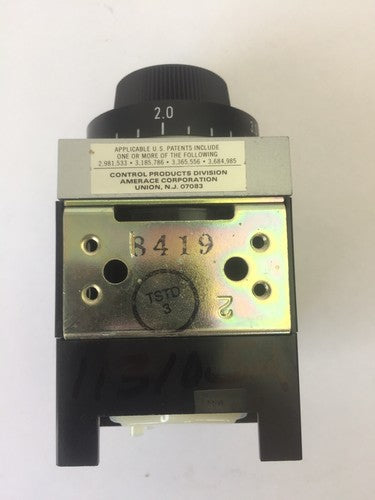 AGASTAT E7012PB002 TIME DELAY RELAY 125VDC 0.5-5 SECONDS5