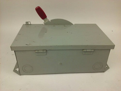 WESTINGHOUSE, HUN362, SAFETY SWITCH, 60A, 600V, 3P, TYPE 1 INDOOR, MISSING PARTS8
