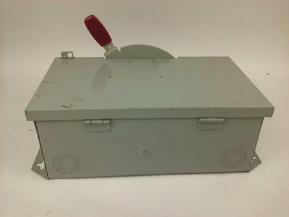 WESTINGHOUSE, HUN362, SAFETY SWITCH, 60A, 600V, 3P, TYPE 1 INDOOR, MISSING PARTS8