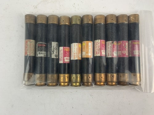 Bussmann Fusetron Dual-Element  FRS-R-2 1/2 2 1/2A 600V Fuse "Lot of 10"0