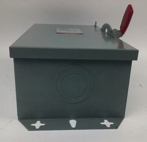 WESTINGHOUSE, HUN362, SAFETY SWITCH, 60A, 600V, 3P, TYPE 1 INDOOR ENCLOSURE, NEW10