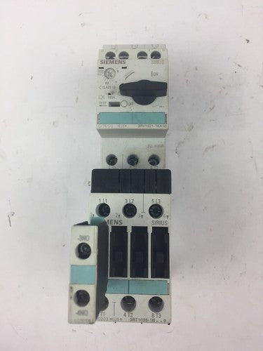 SIEMENS 3RA11251KA251BB4 COMBINATION STARTER 24VDC (3RV1021-1KA10/3RT1025-1B/0