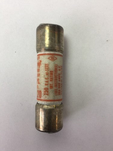 SHAWMUT AMP-TRAP AT-DE 20 DUAL ELEMENT TIME DELAY FUSE 20AMP 250VAC (LOT OF 10)2