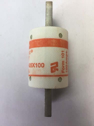 GOULD SHAWMUT AMPTRAP A25X100 FUSE 100 AMP 250VAC TYPE 4TIA FORM 101 2