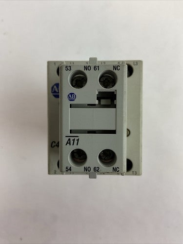 ALLEN BRADLEY 100-C43D*00 CONTACTOR SER A 600VAC 63A 3PH 30HP COIL 24VDC 100-F4