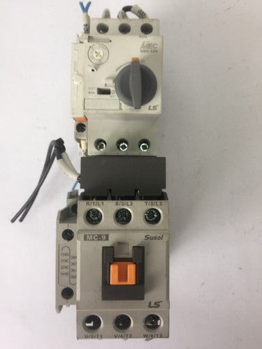 LS MOTOR STARTER MC-9 COIL 24VDC MMS-32H 5.0-8.0A MU-45 RAIL MOUNTING ADAPTOR0