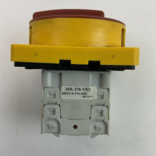 ALLEN BRADLEY 194L-E16-1752 LOAD SWITCH WITH HANDLE 600VAC 16A 3PH 7.5HP1