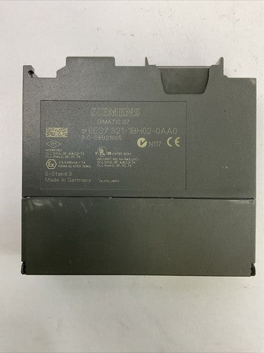 SIEMENS 6ES7 321-1BH02-0AA0 DIGITAL INPUT MODULE1