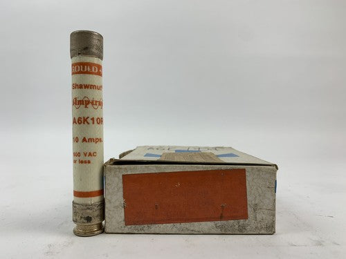 Gould Shawmut Amp-trap A6K10R 10A 600V Fuse "Lot of 10"0